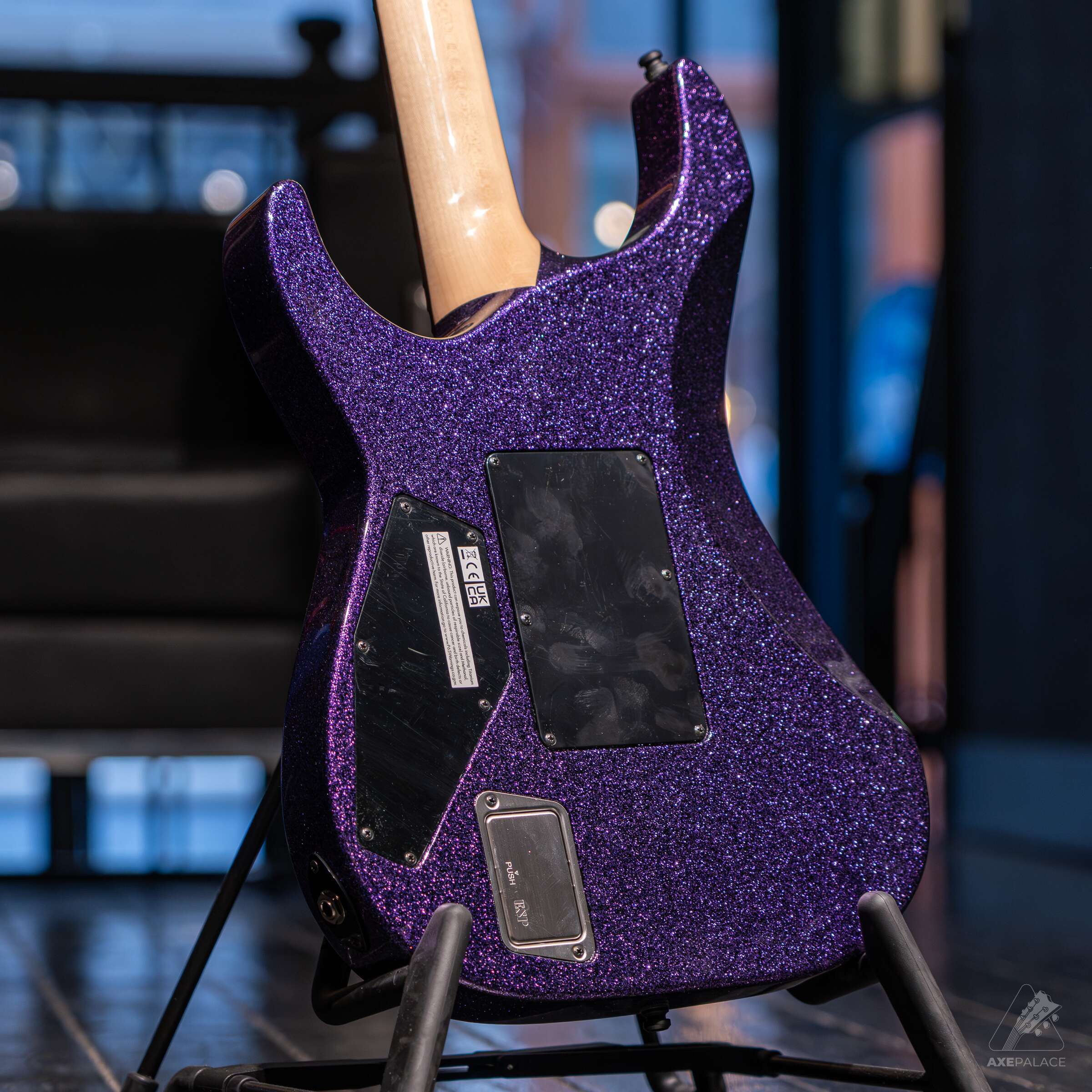 ESP KH-2 Purple Sparkle Kirk Hammett Signature Guitar - Image 5