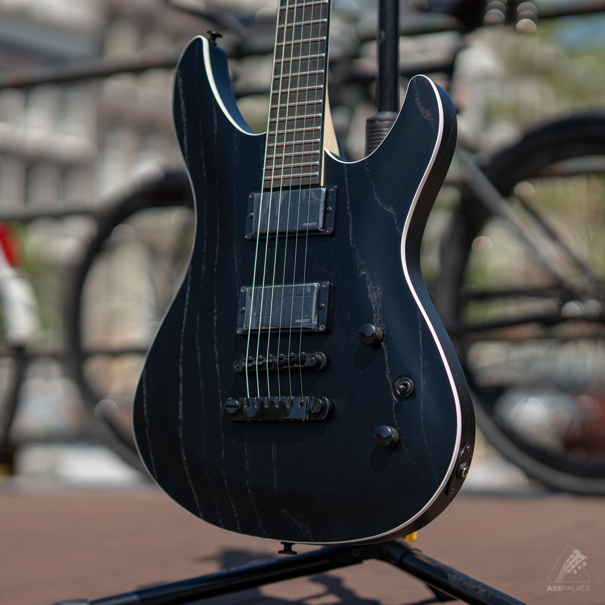 FGN Mythic 6-String Ash Open Pore Black - Image 2