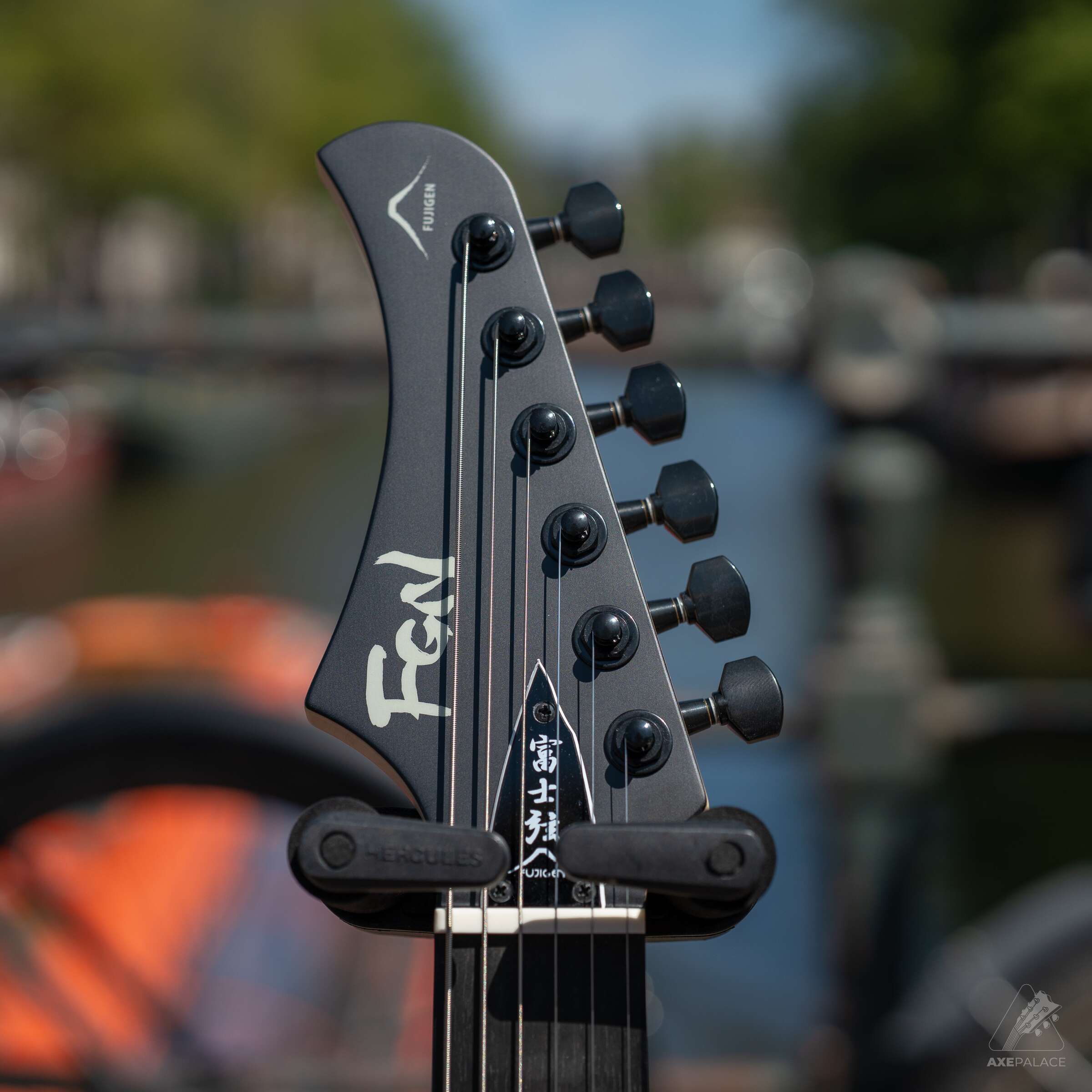 FGN Mythic 6-String Ash Open Pore Black - Image 4