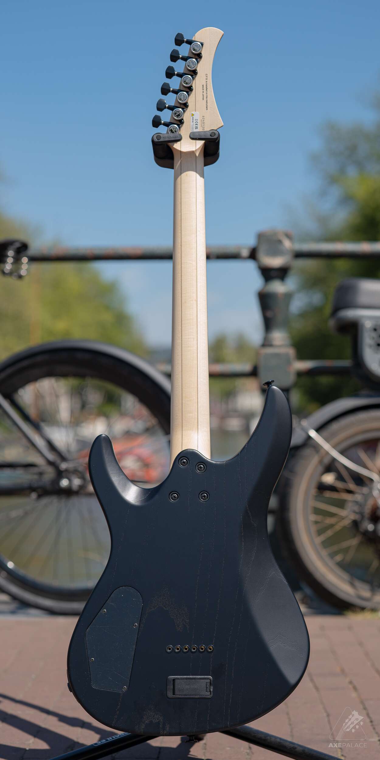 FGN Mythic 6-String Ash Open Pore Black - Image 3
