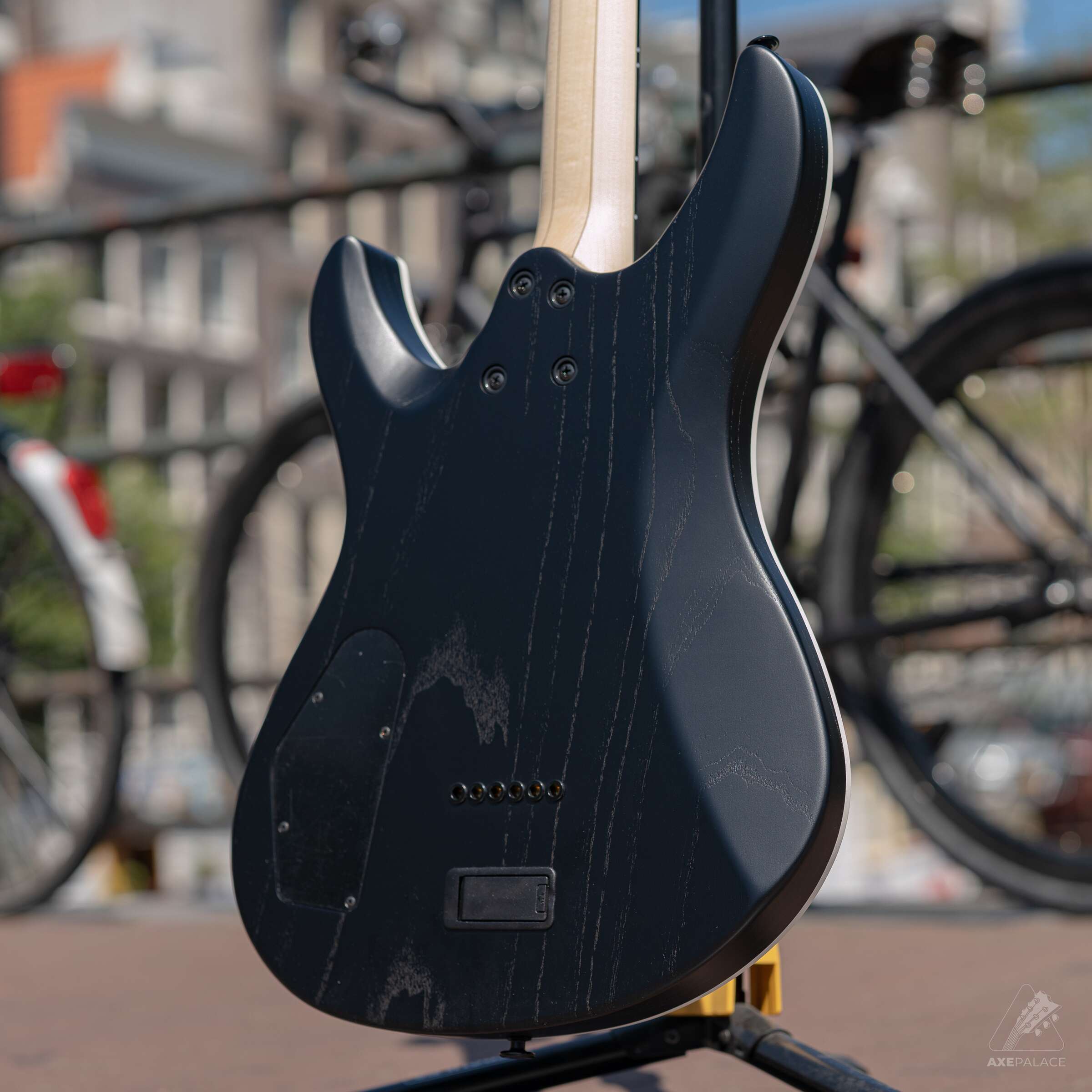 FGN Mythic 6-String Ash Open Pore Black - Image 5