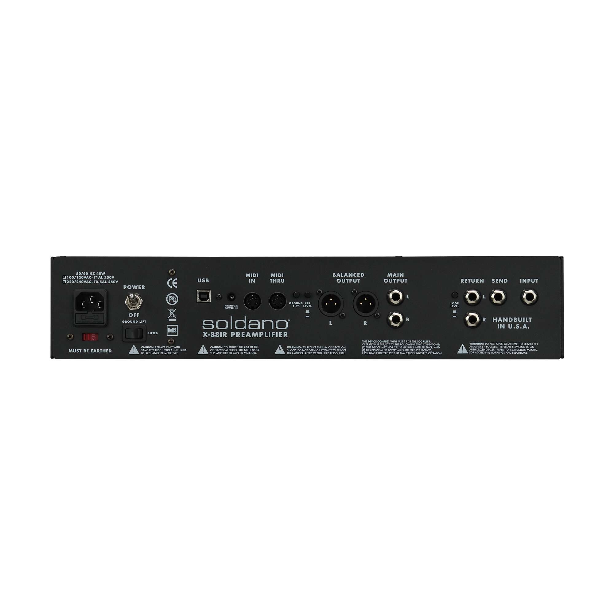 Soldano X88-IR 3-Channel Rack Mount Pre-Amp - Image 8