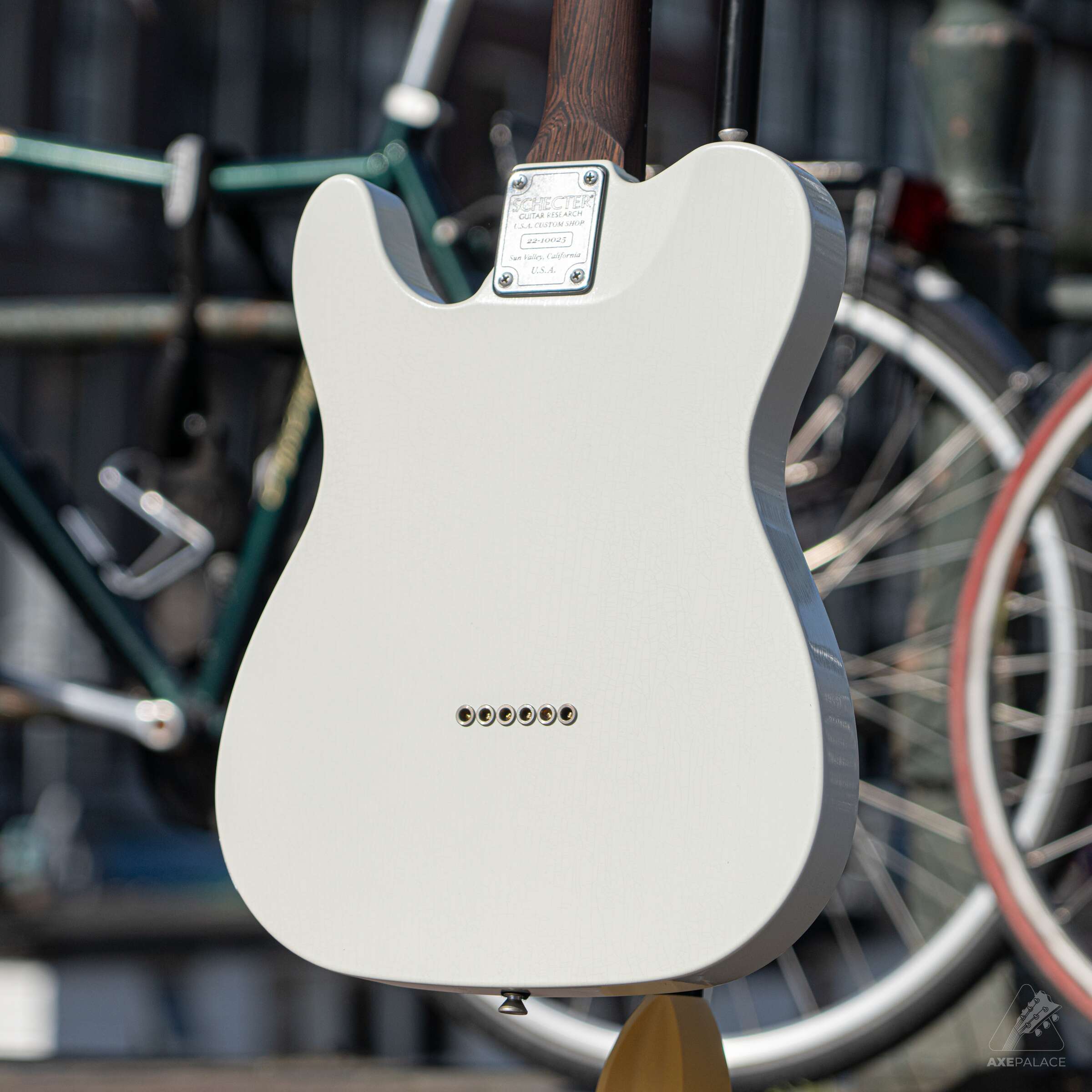 Schecter USA Nick Johnston PT in Aged Nitro Atomic Snow - Image 6