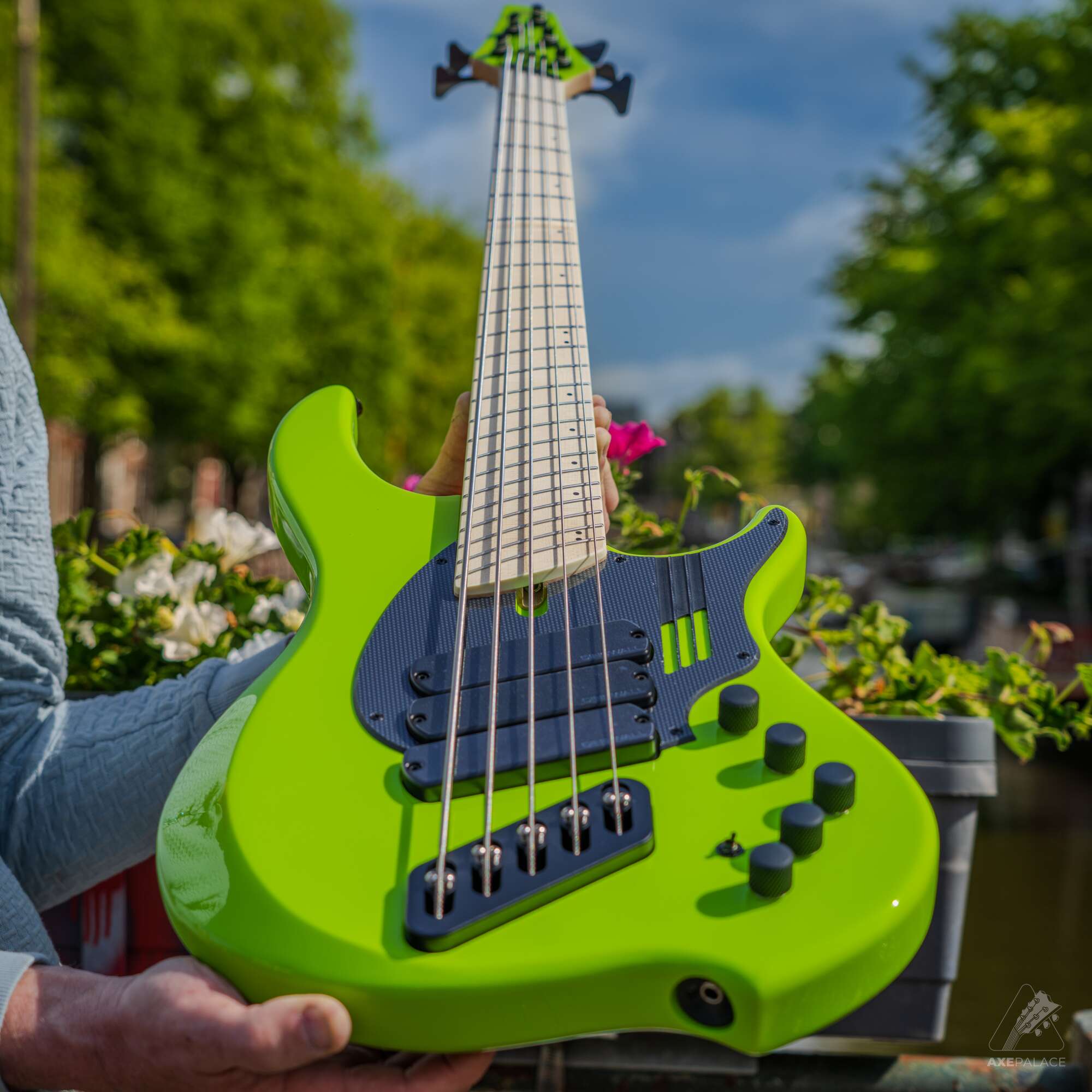 Dingwall NG3 5-String Adam "Nolly" Getgood Signature Bass - Ferrari Green - Image 3