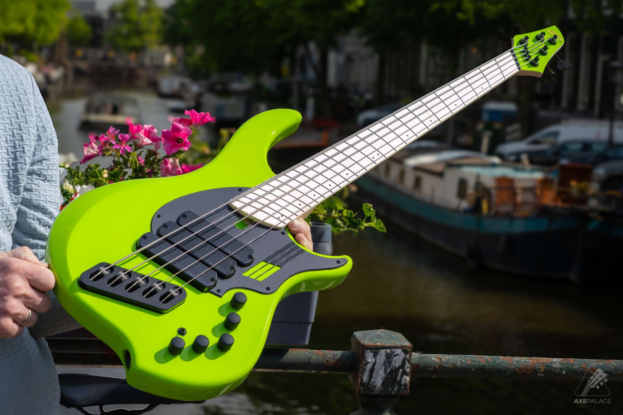 Dingwall NG3 5-String Adam "Nolly" Getgood Signature Bass - Ferrari Green - Image 4