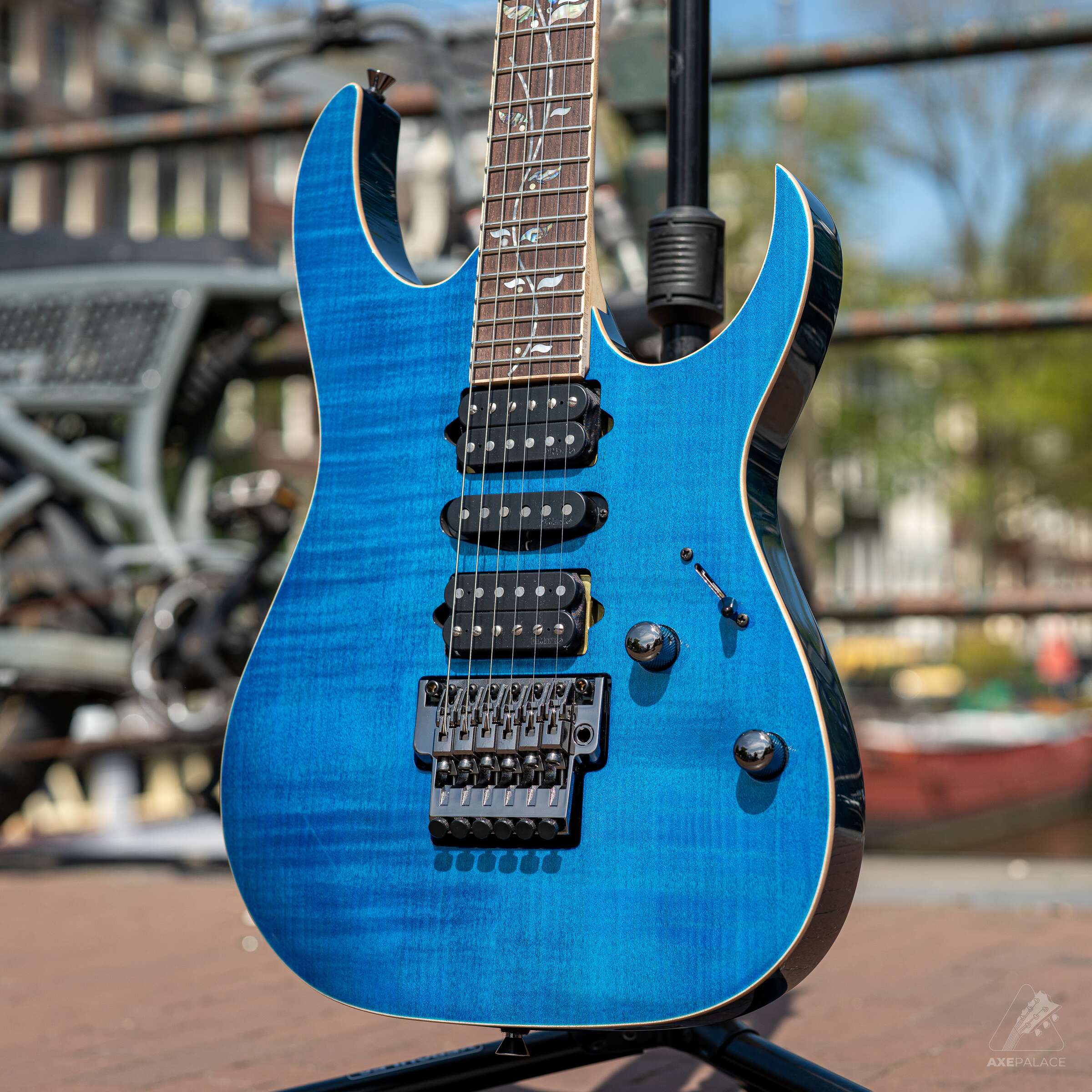 Ibanez J-Custom RG8570Z Royal Sapphire Blue - Image 2
