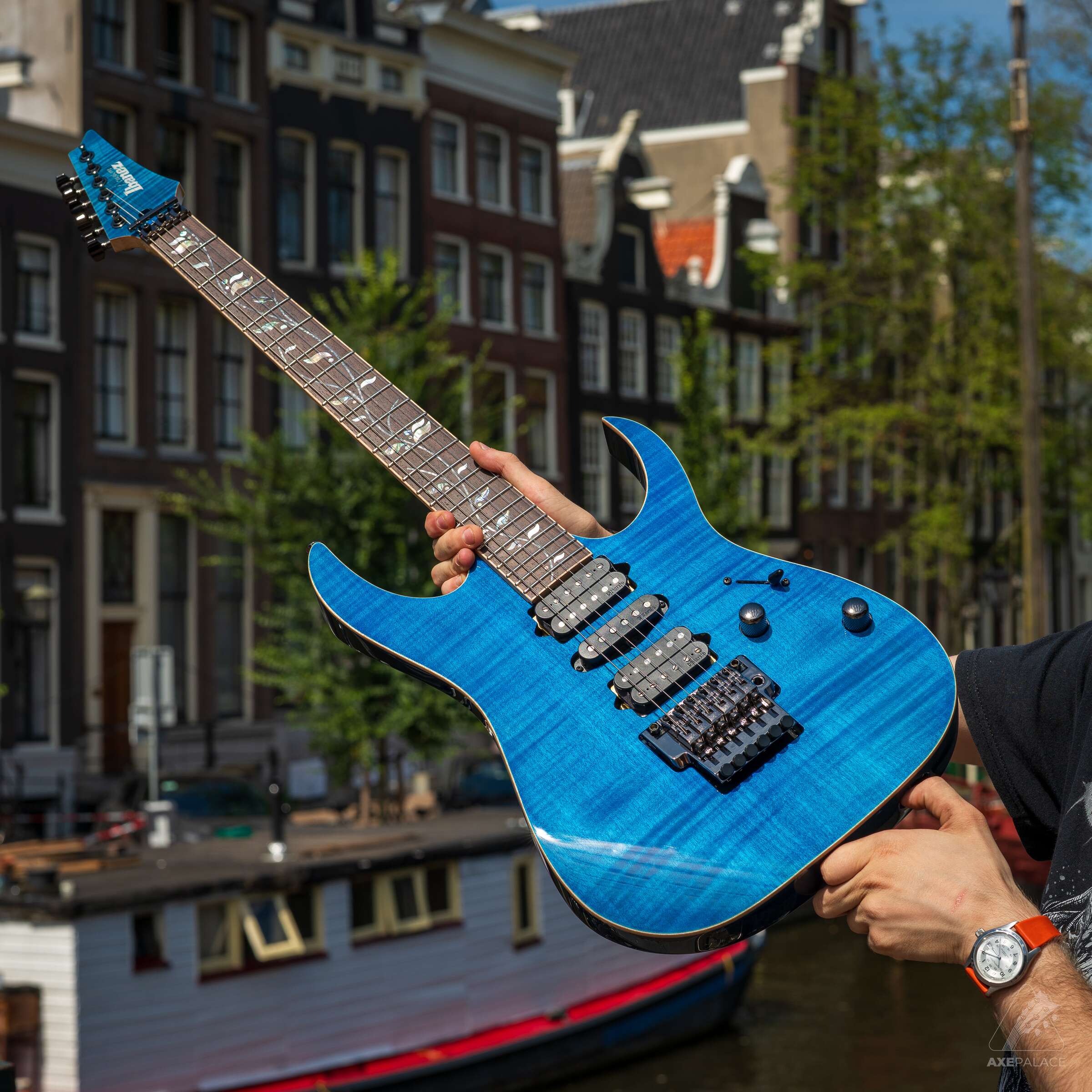 Ibanez J-Custom RG8570Z Royal Sapphire Blue - Image 8