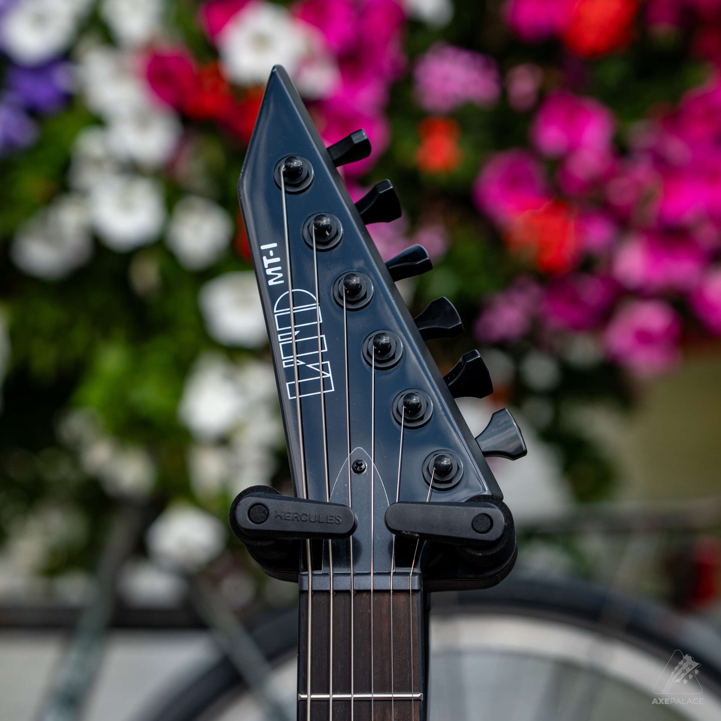 ESP LTD MT-I Mick Thomson Signature - Obsidian Metallic w/ Hard Case - Image 5