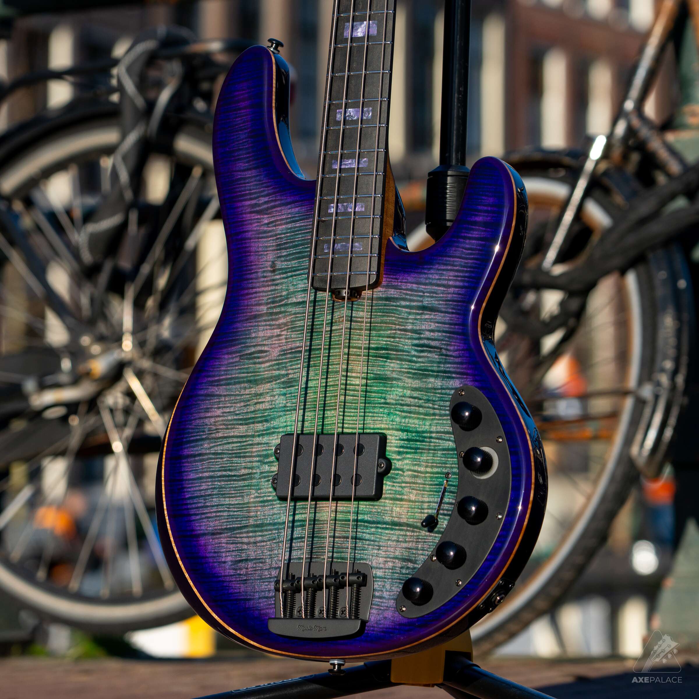 Ernie Ball Music Man DarkRay 4 BFR - Grapes of Wrath - Image 2