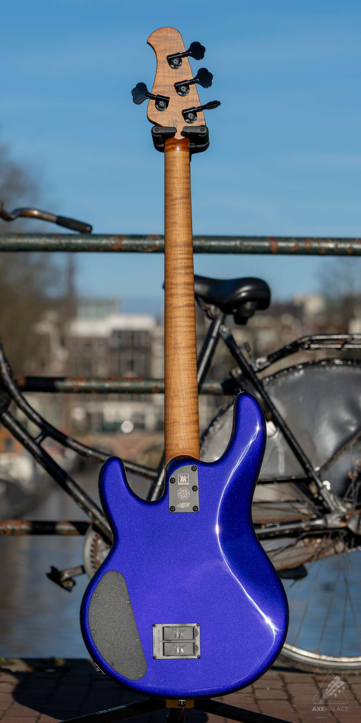Ernie Ball Music Man DarkRay 4 BFR - Grapes of Wrath - Image 4