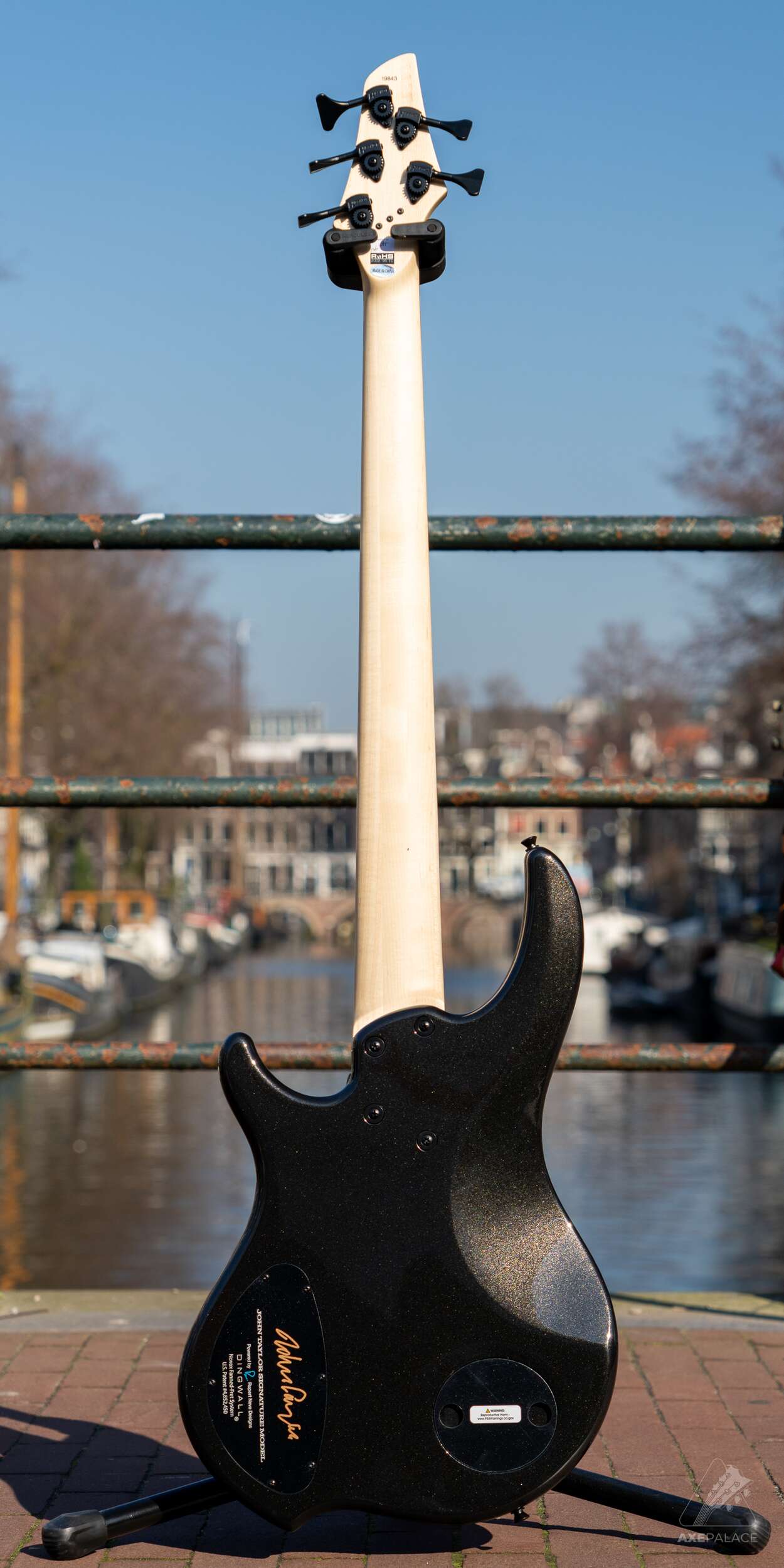 Dingwall JT3 5-String John Taylor Signature - Metallic Black - Image 4