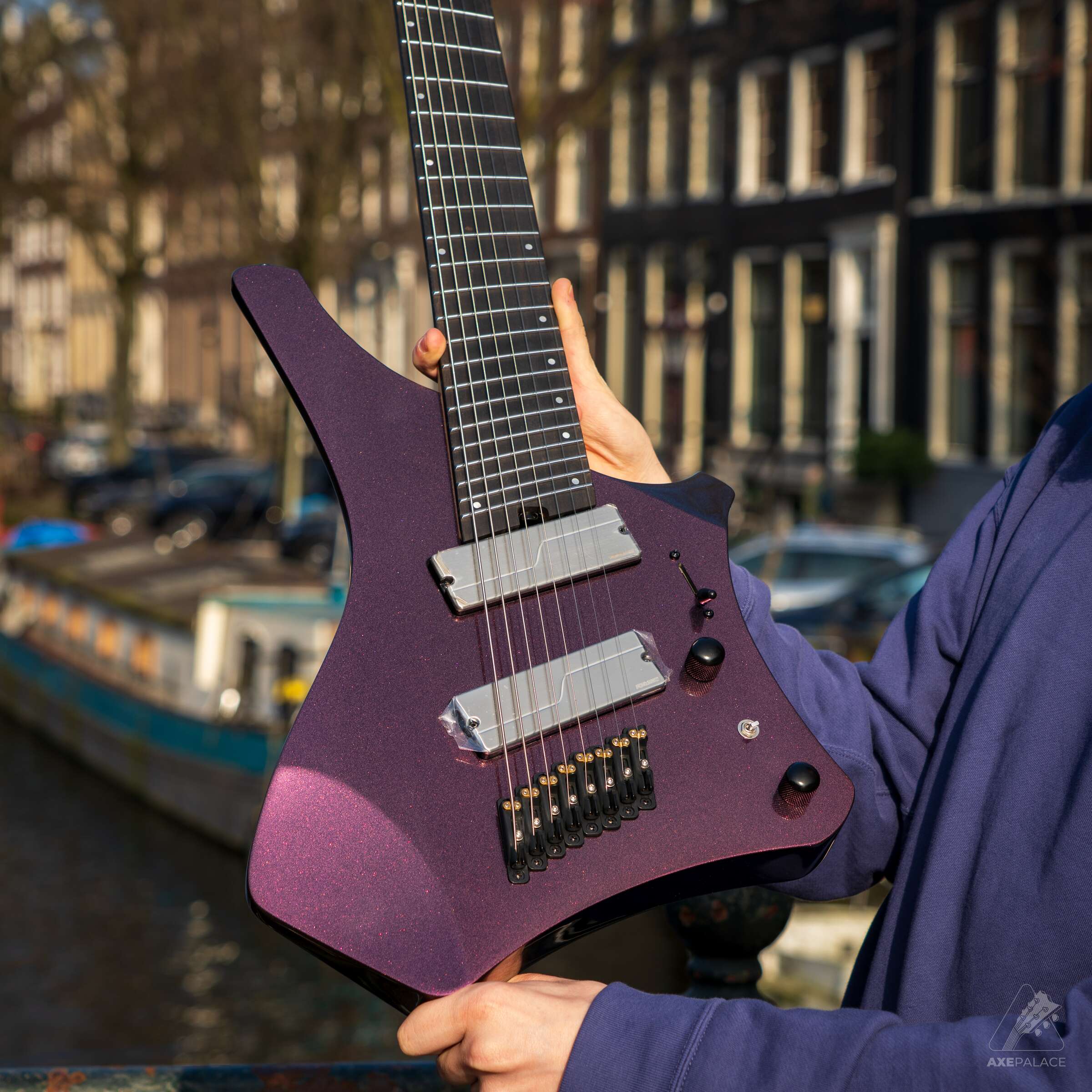 Ibanez Alpha A528 8-String Guitar - Coral Mirage | Axe Palace