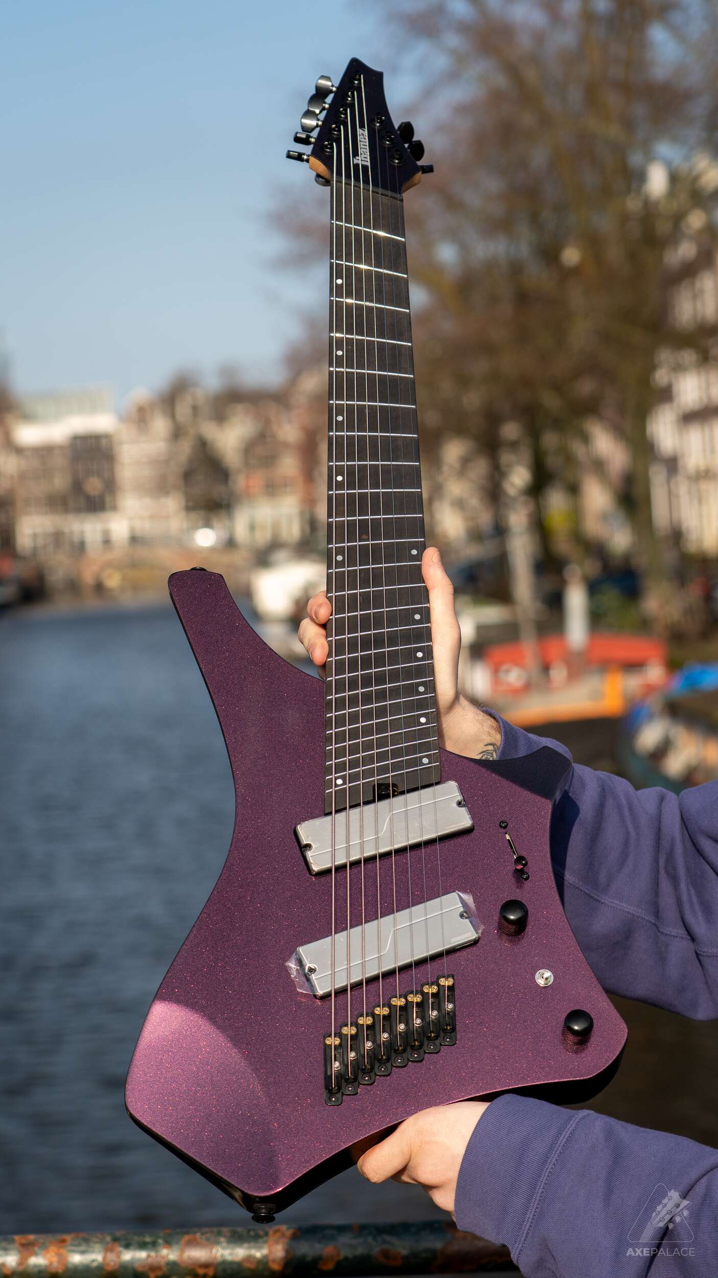 Ibanez Alpha A528 8-String Guitar - Coral Mirage - Image 8