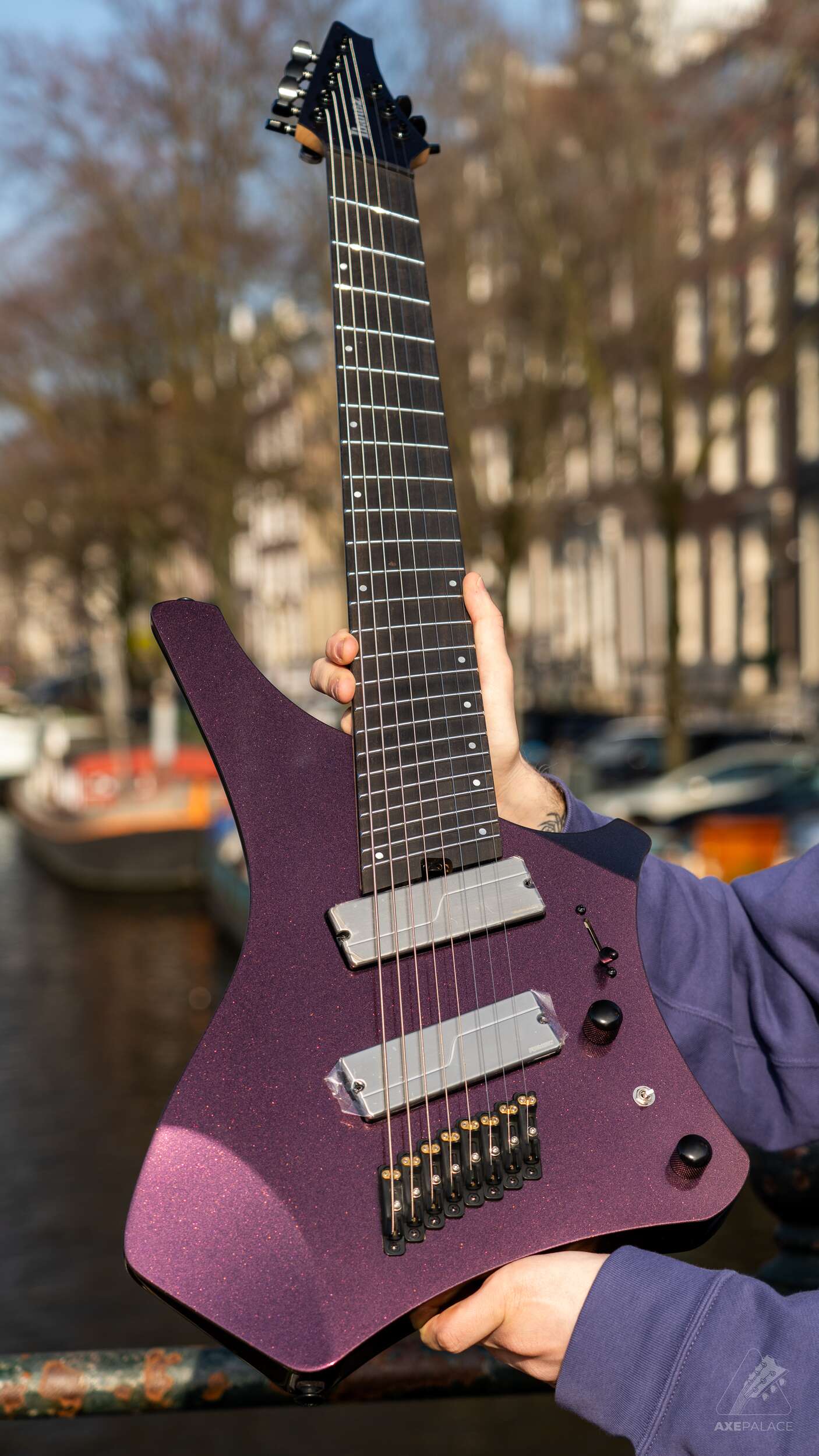 Ibanez Alpha A528 8-String Guitar - Coral Mirage - Image 9