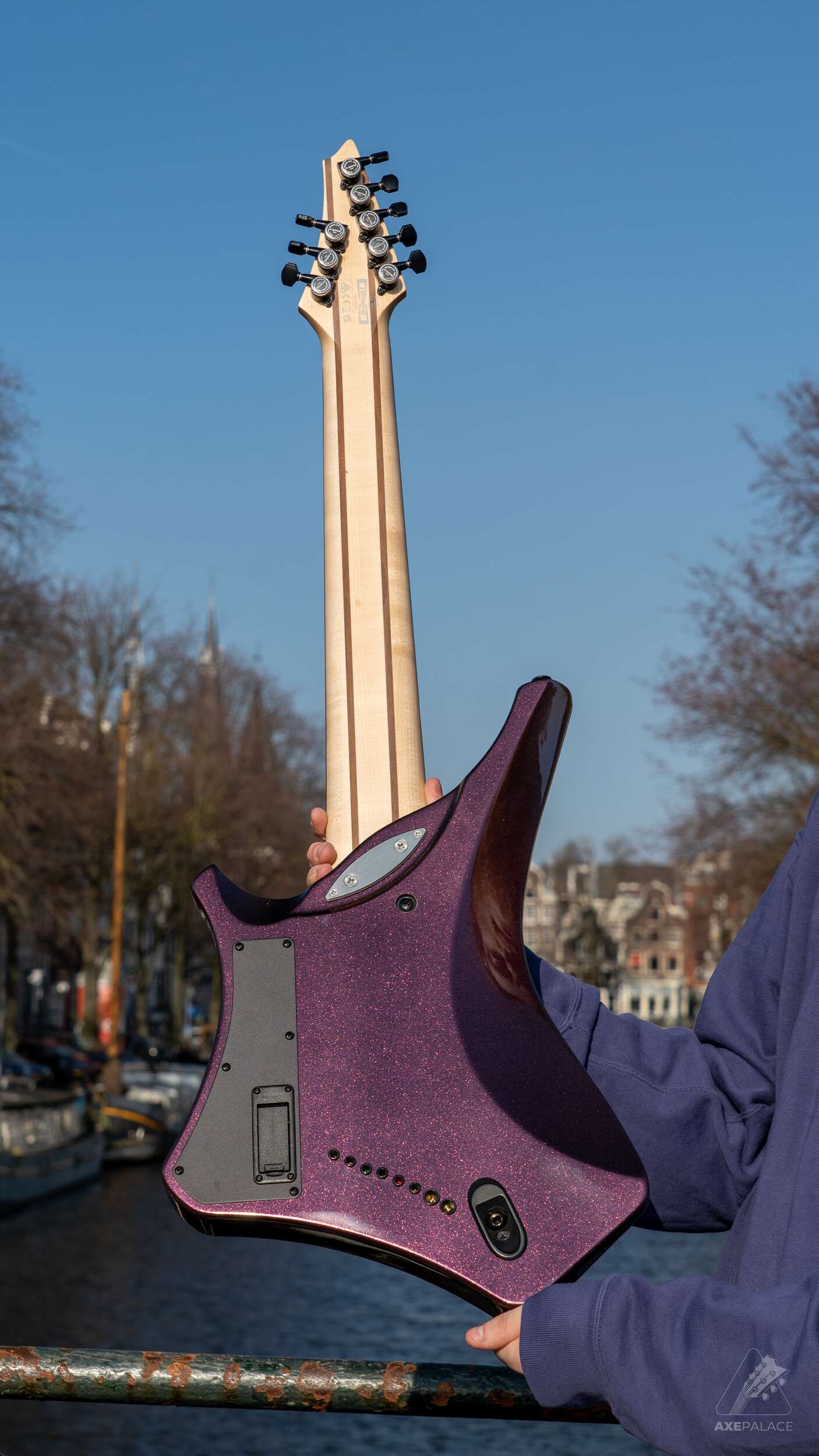 Ibanez Alpha A528 8-String Guitar - Coral Mirage | Axe Palace