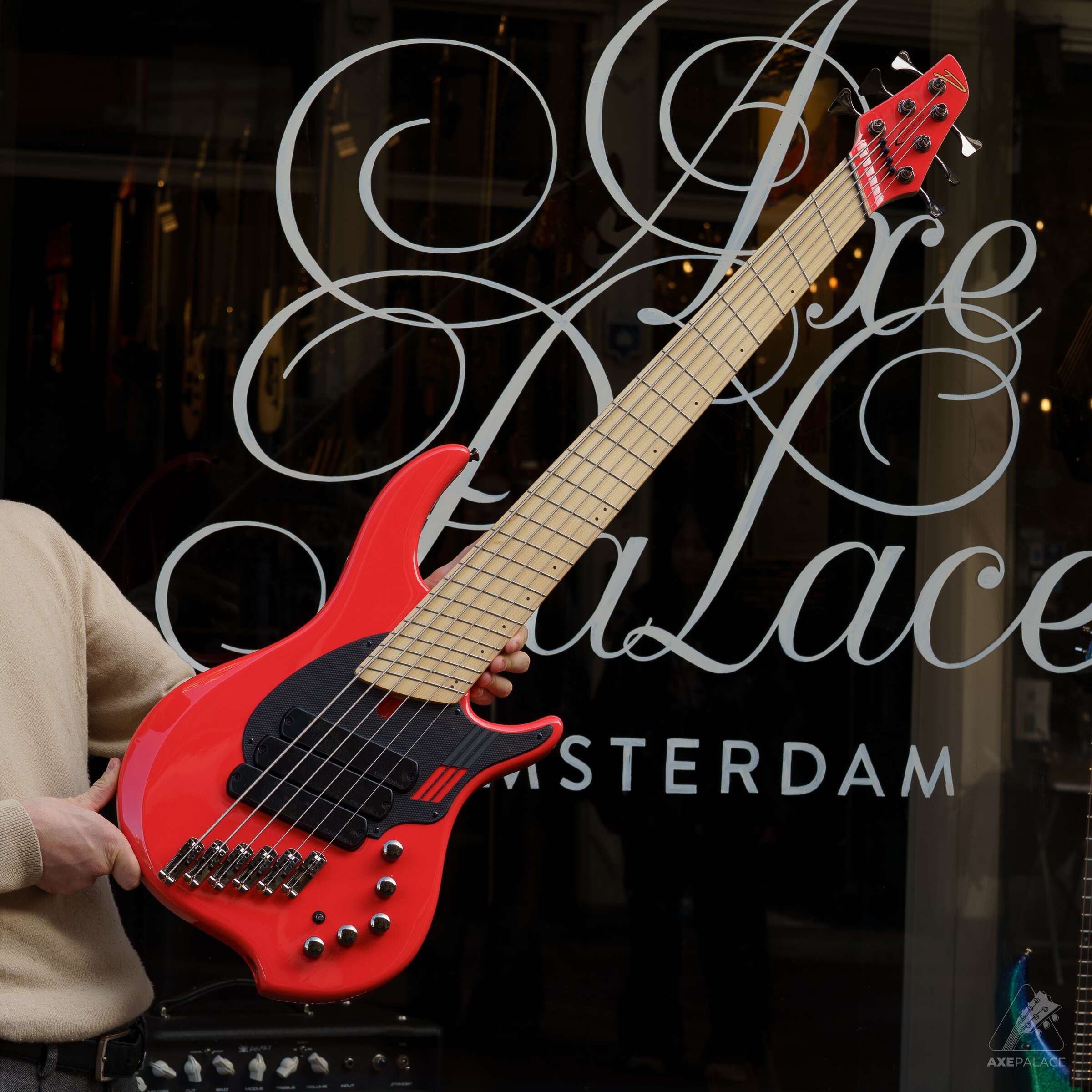 Dingwall NG3 Nolly 6-String Bass - Fiesta Red - Image 2