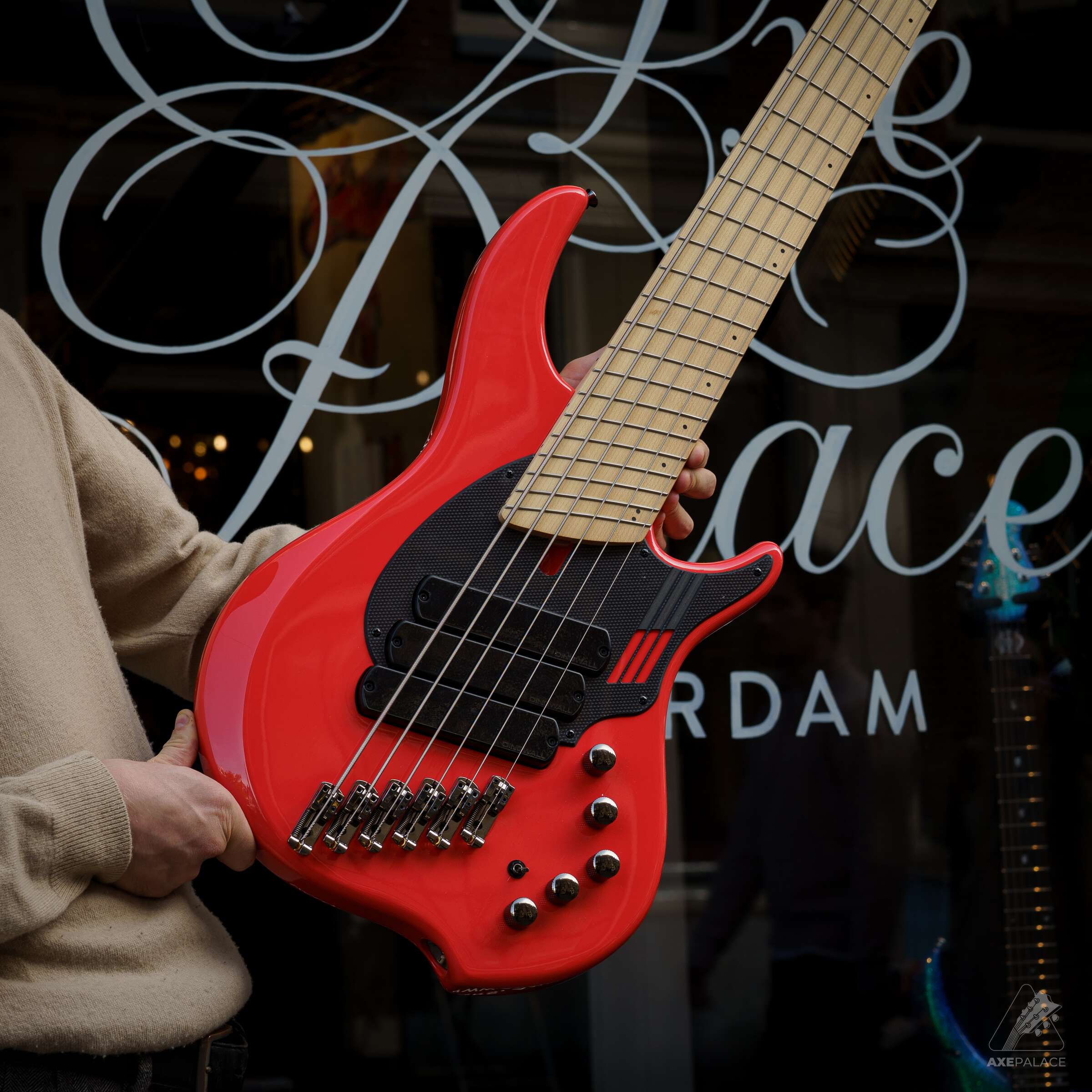Dingwall NG3 Nolly 6-String Bass - Fiesta Red - Image 3