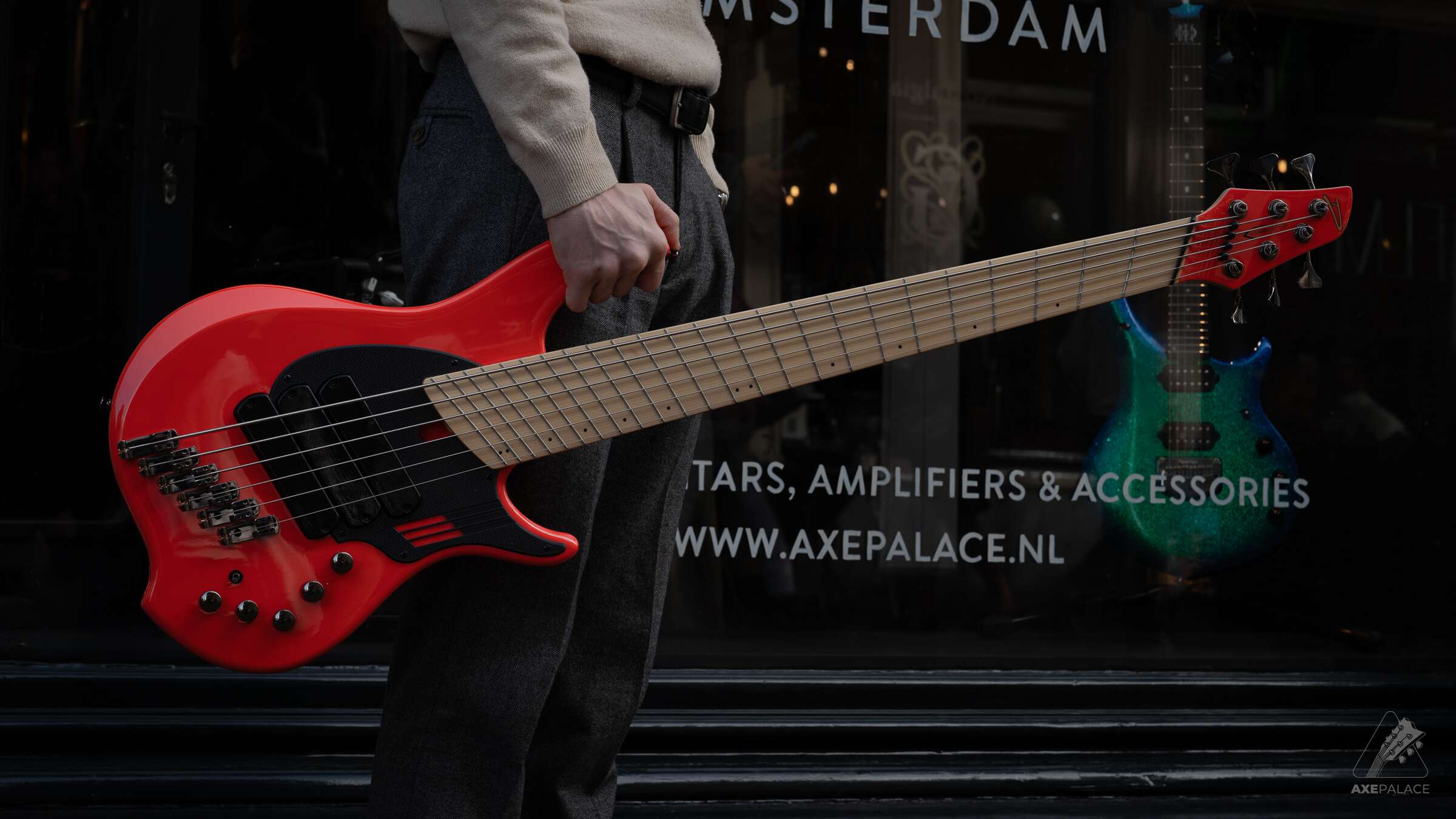 Dingwall NG3 Nolly 6-String Bass - Fiesta Red - Image 5