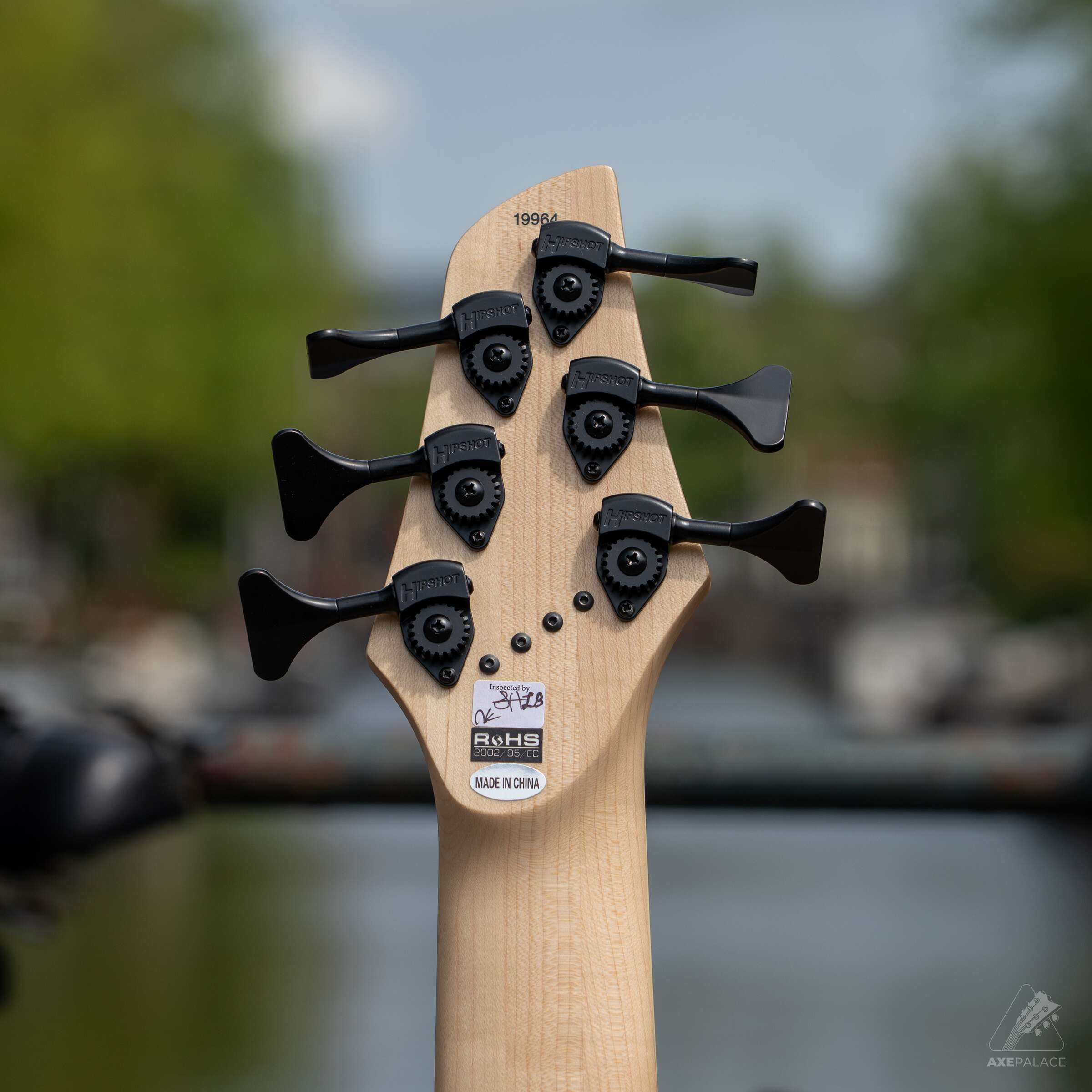 Dingwall NG3 6-String Bass Adam "Nolly" Get Good signature in Matte Ducati White - Image 6