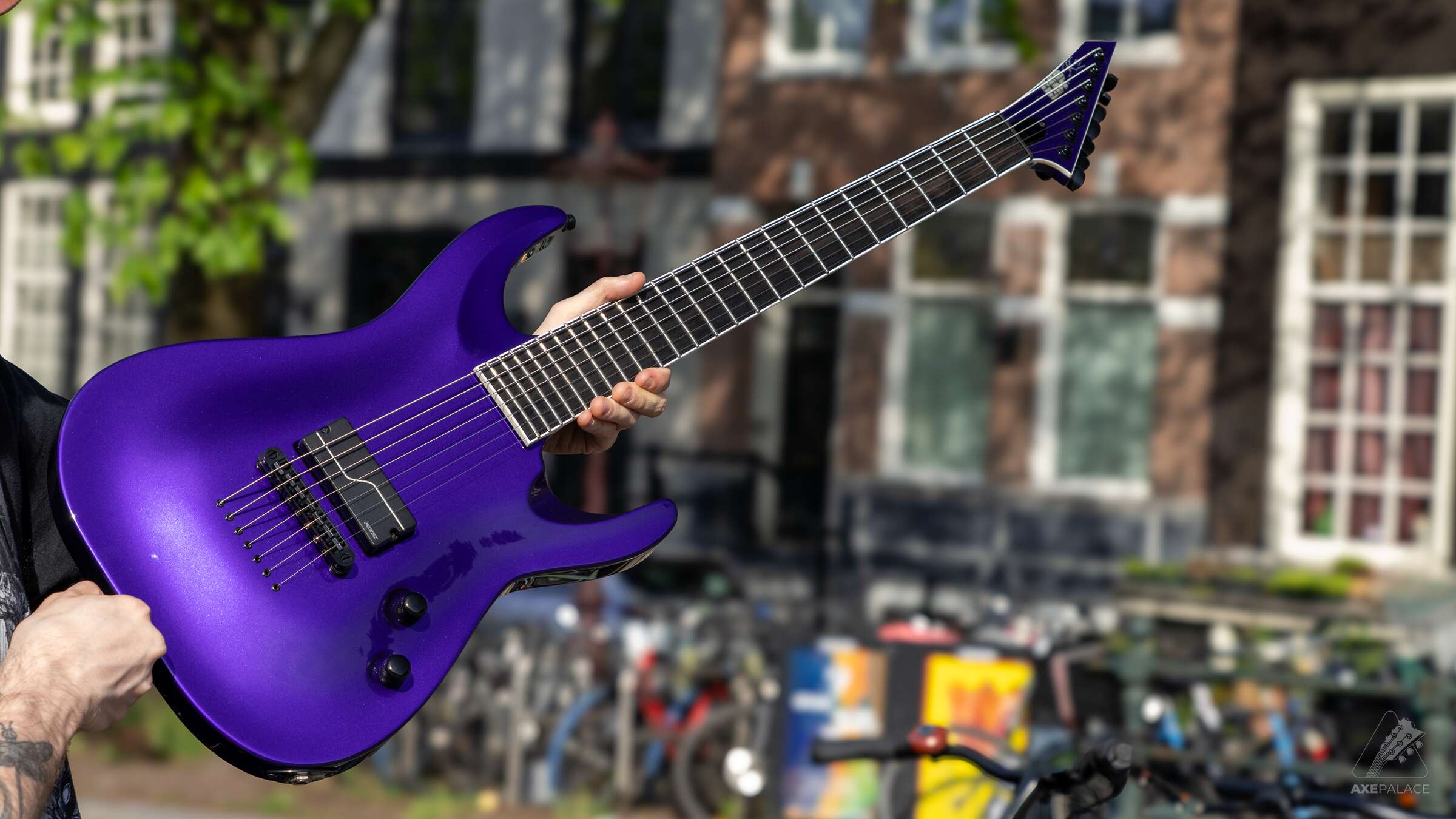ESP Custom STEF B7 Signature - Metallic Purple - Image 4
