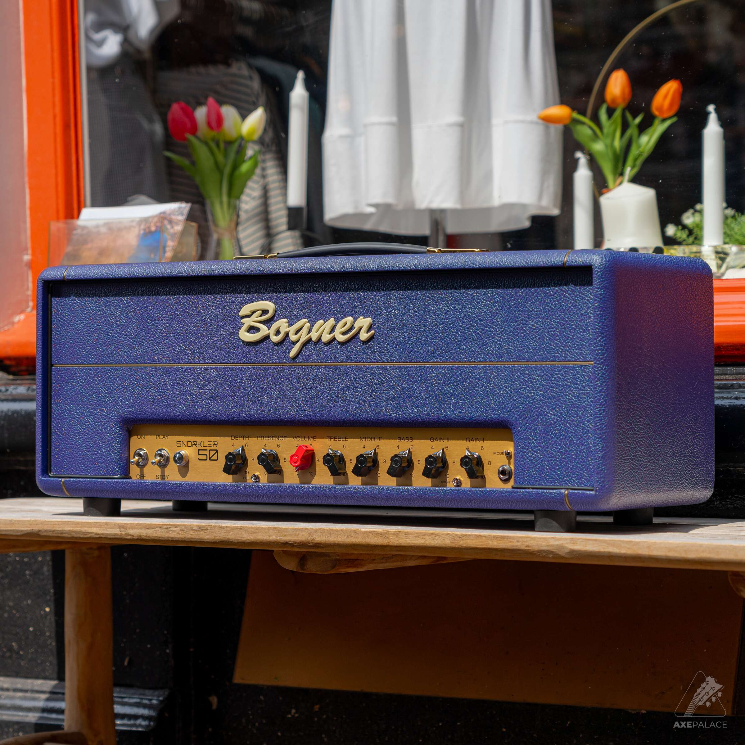 Bogner Snorkler 50 watt EL34 Amplifier head - Purple Tolex