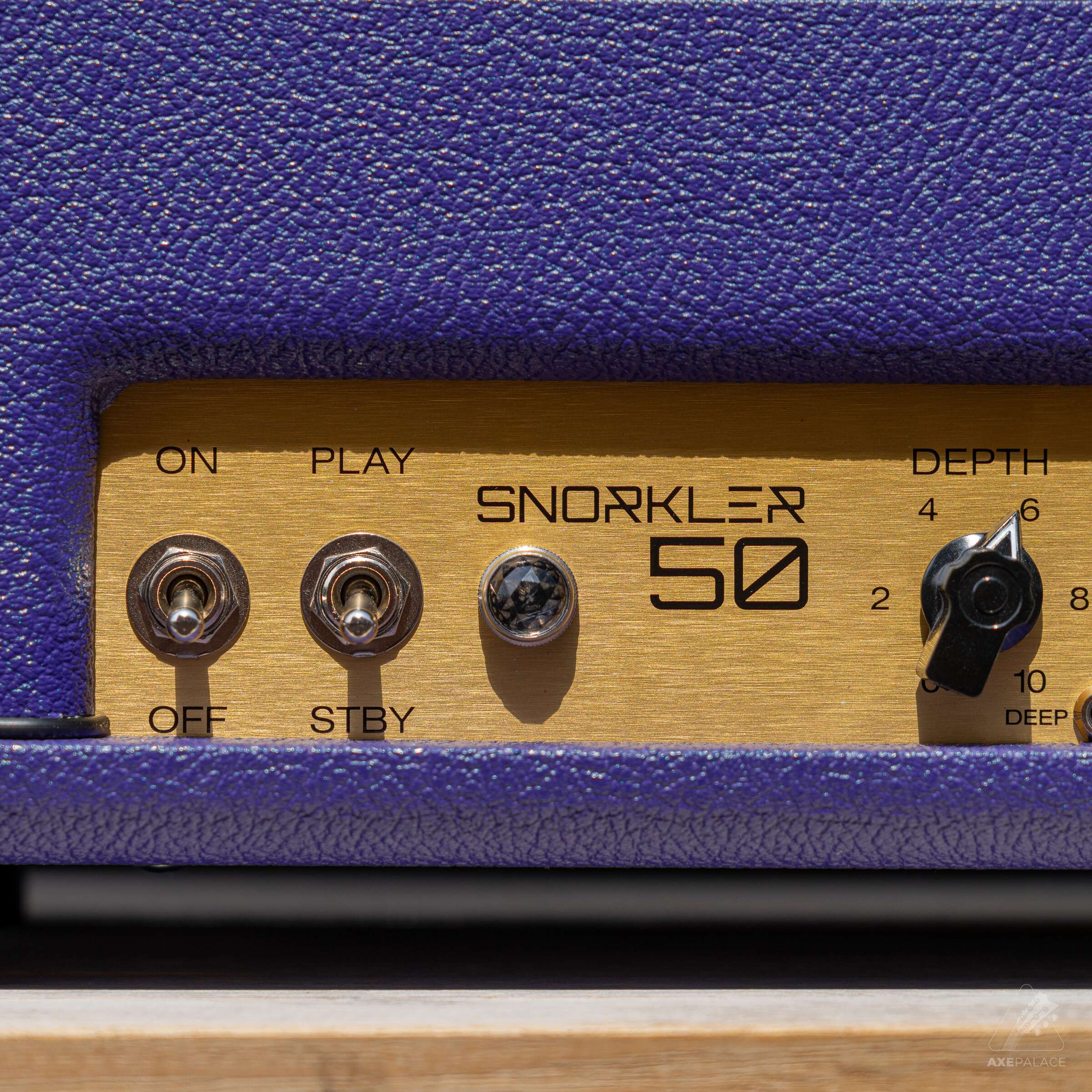 Bogner Snorkler 50 watt EL34 Amplifier head - Purple Tolex - Image 3
