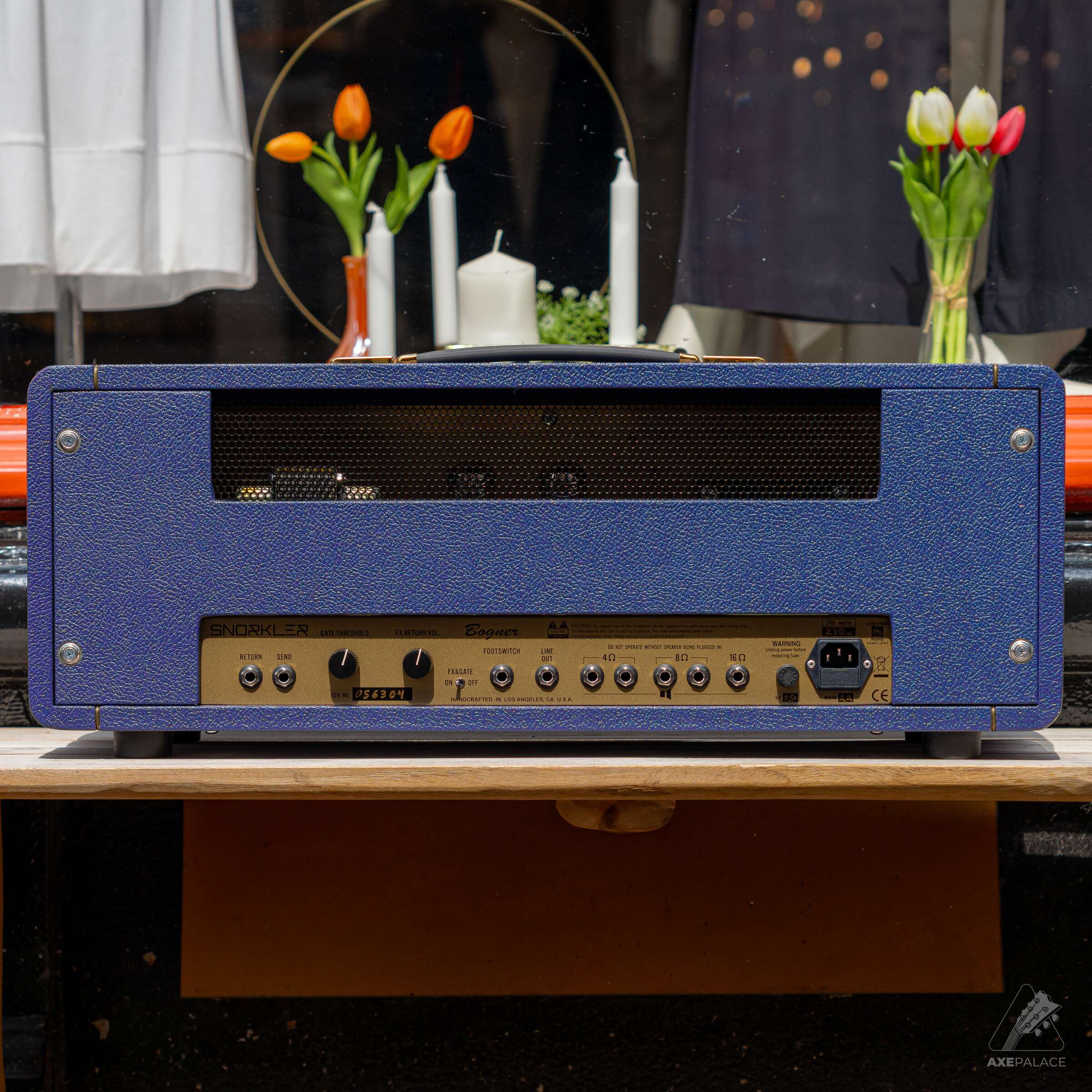 Bogner Snorkler 50 watt EL34 Amplifier head - Purple Tolex - Image 4