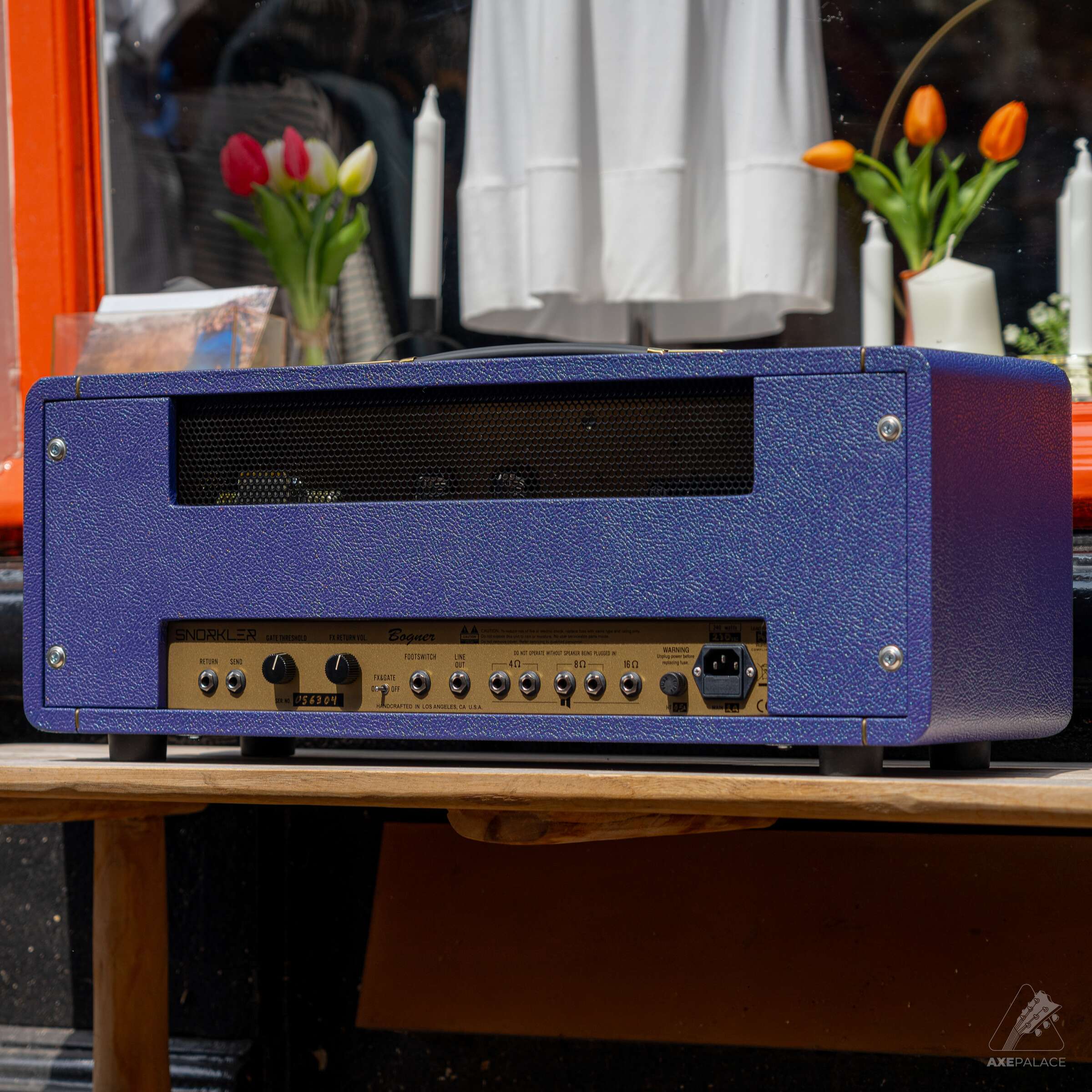 Bogner Snorkler 50 watt EL34 Amplifier head - Purple Tolex - Image 5