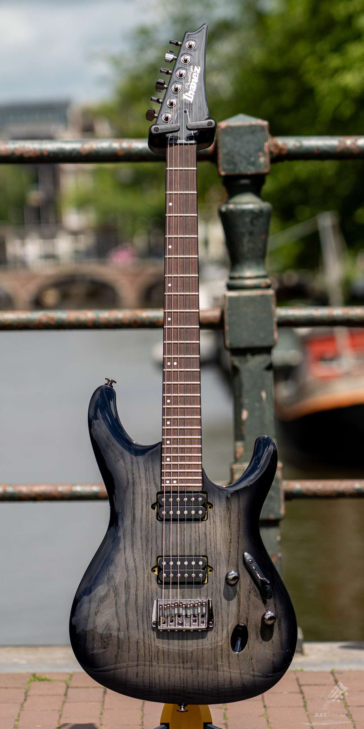 Ibanez Prestige S6621AH - Transparent Gray Burst