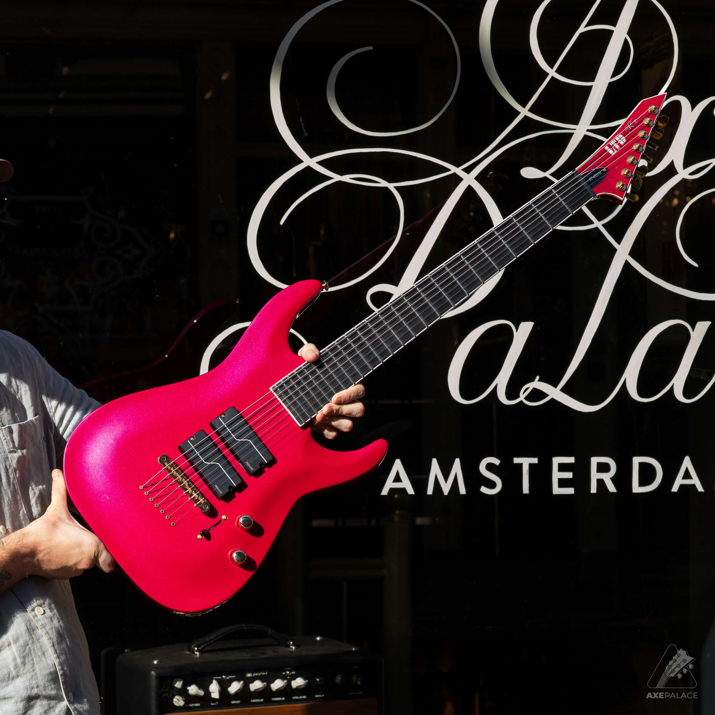 ESP LTD SC-607 Stephen Carpenter 7-String - Magenta - Image 2