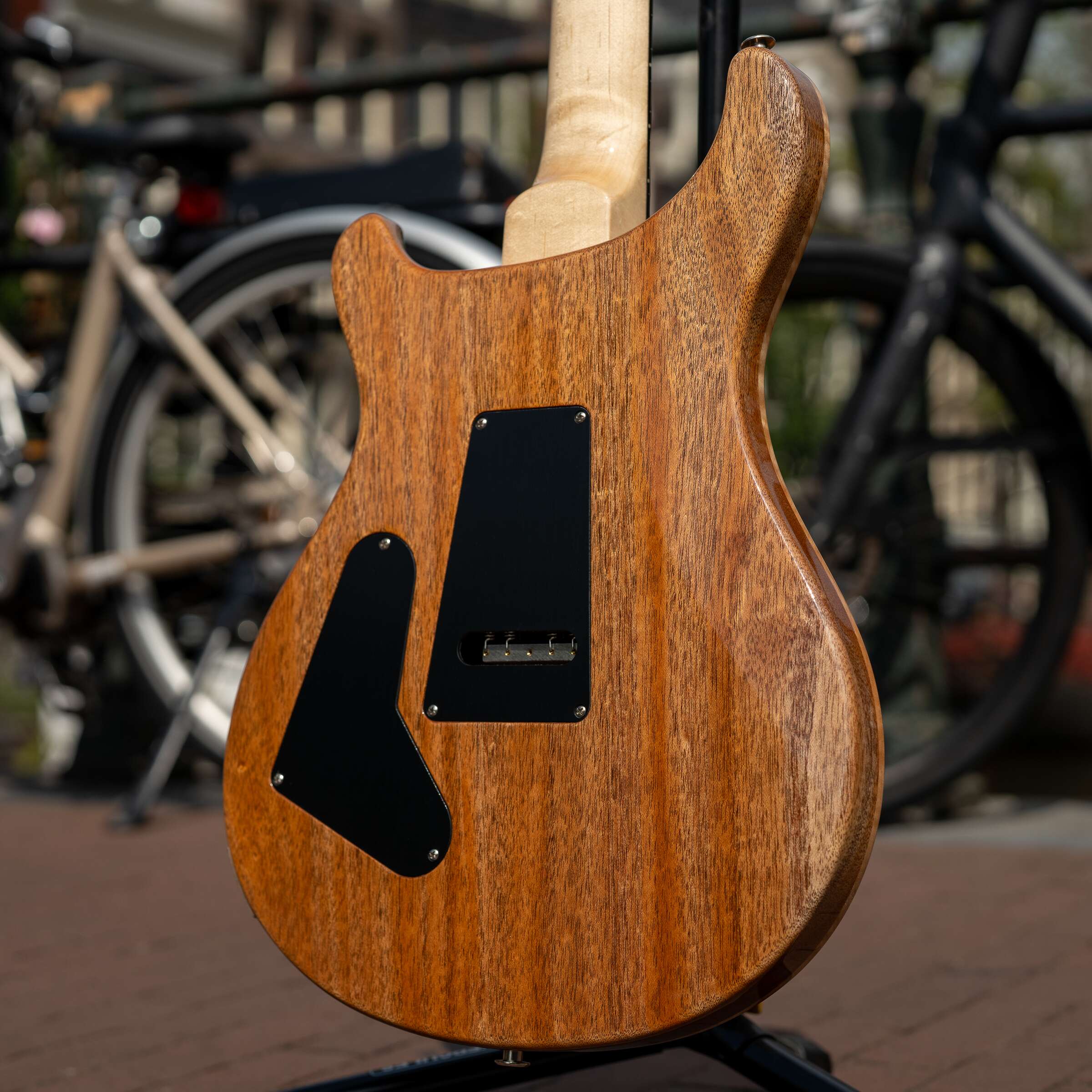 PRS Custom 24 "Floyd" - Black Top (Natural Back) - Image 5